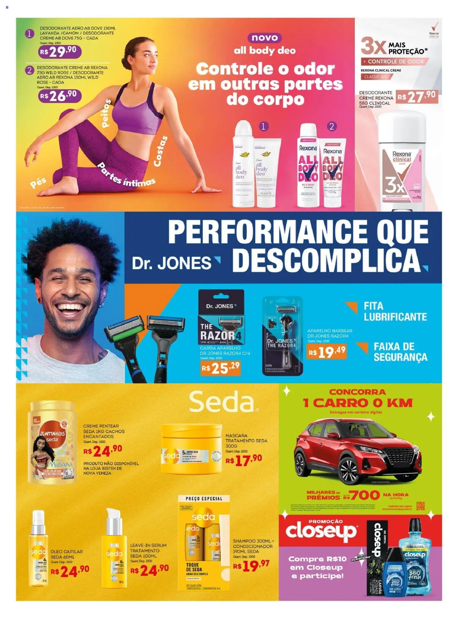 Bistek Supermercados Folheto - válido de 19.11.2025 | Página: 19 | Produtos: Condicionador, Desodorante, Fita, Carteira