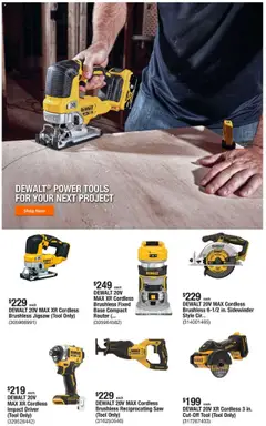 Home Depot Ad - valid from 17.07.2025 | Page: 8 | Products: Saw, Reciprocating Saw