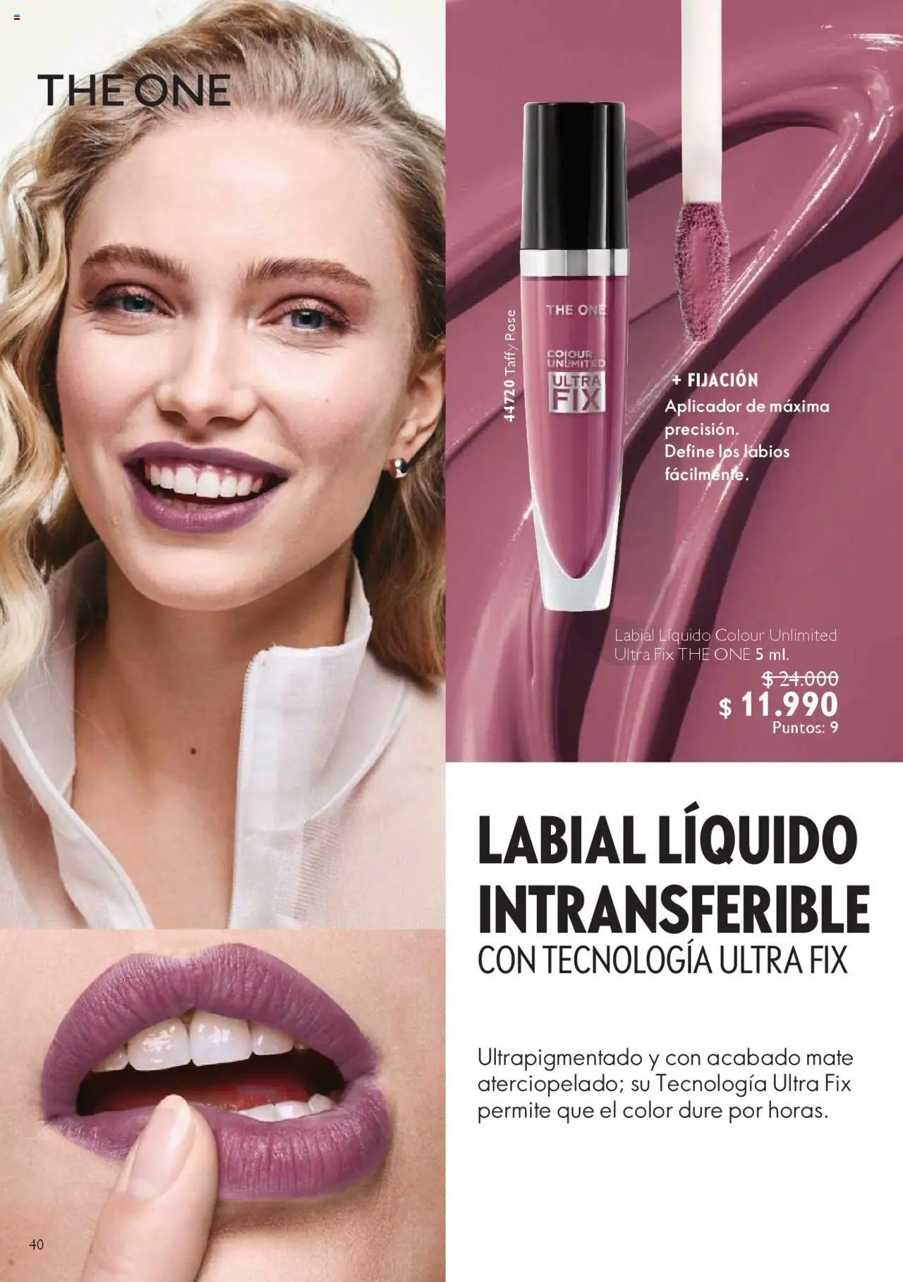 Oriflame catálogo │ válido desde el 04.10.2025 | Página: 40 | Productos: Mate, Labial