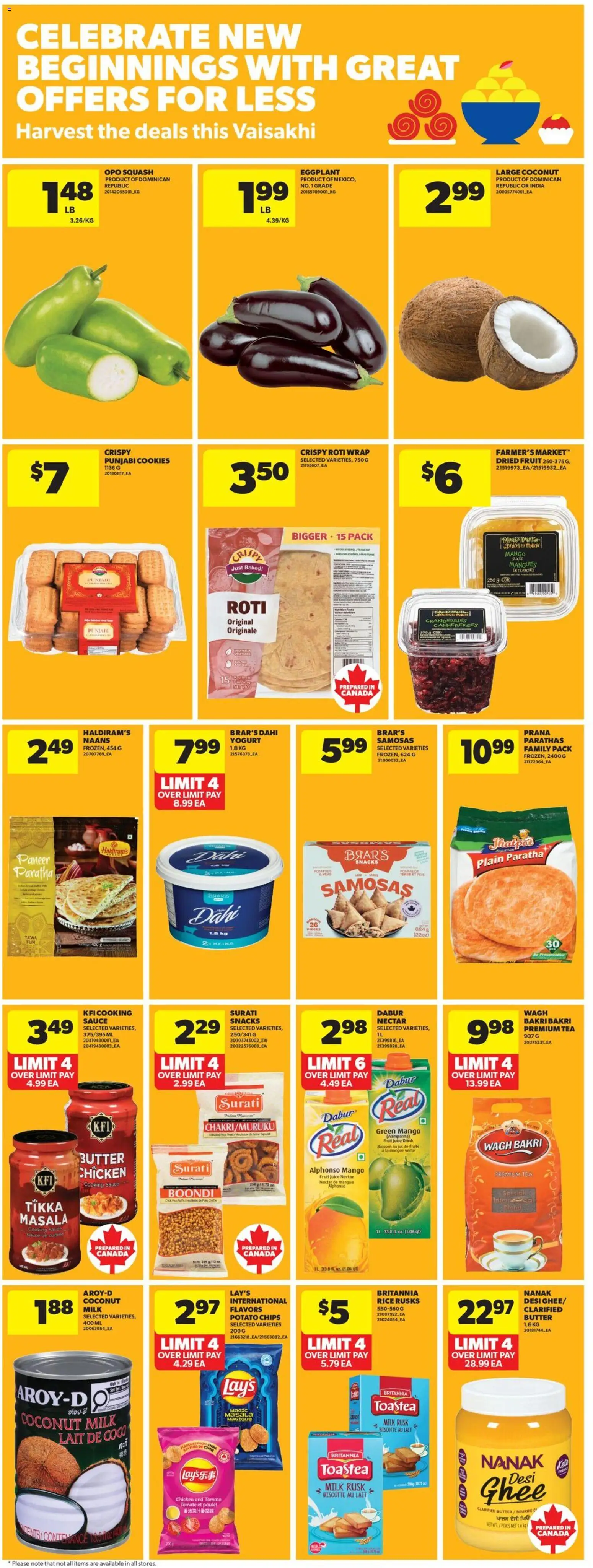 Real Canadian Superstore flyer valid from 19.03.2026 | Page: 22 | Products: Cookies, Milk, Butter, Juice