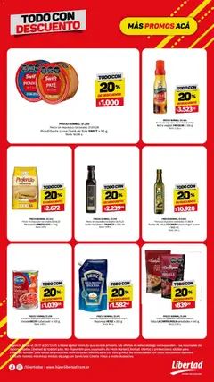 Vista previa Hipermercado Libertad - Todo con descuento válido desde el 28.11.2025 | Página: 3 | Productos: Aceto, Tomate, Paté, Picadillo