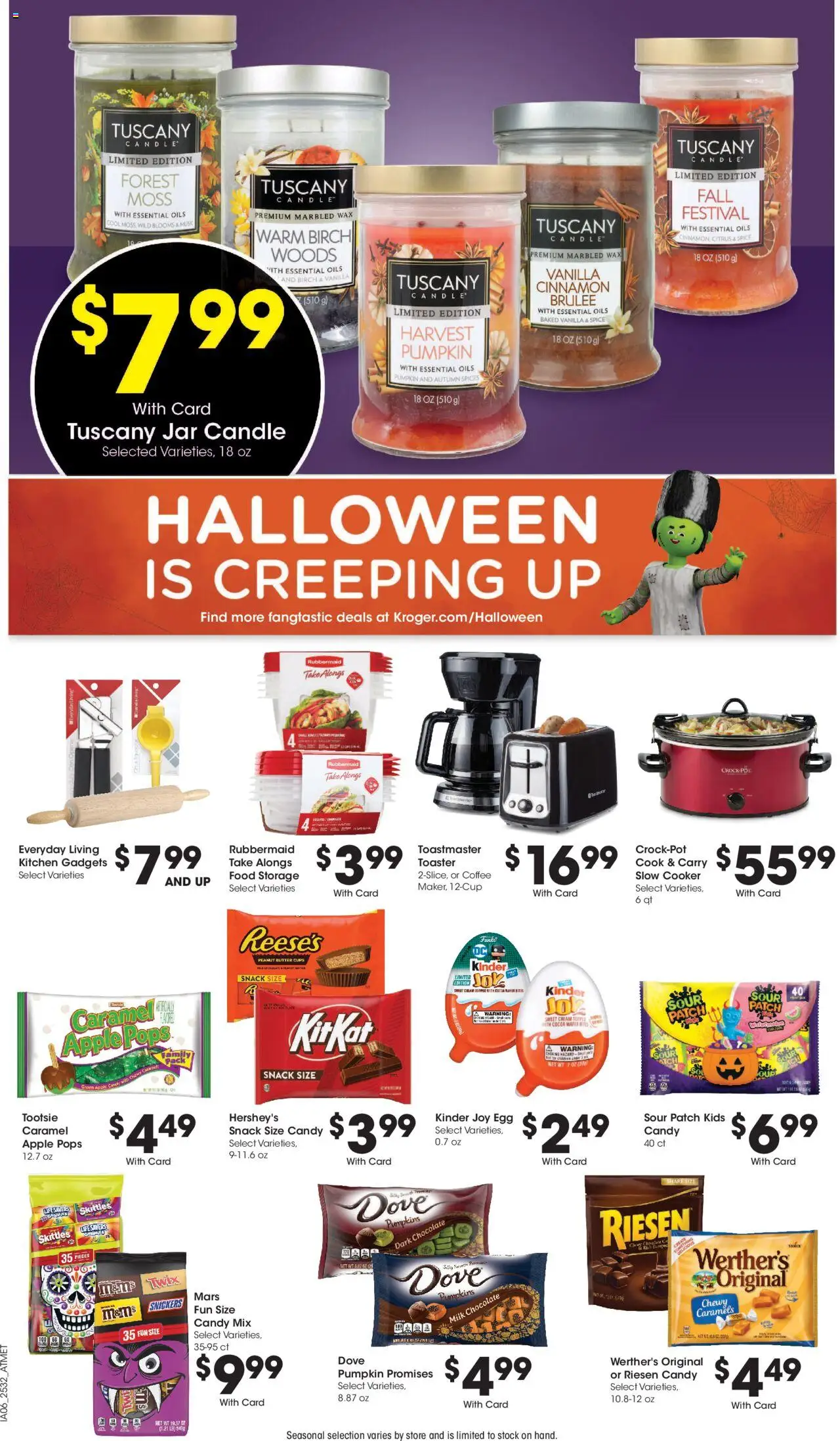 Kroger Weekly Ad - valid from 10.09.2025 | Page: 12 | Products: Toaster, Cream, Spices, Pumpkin