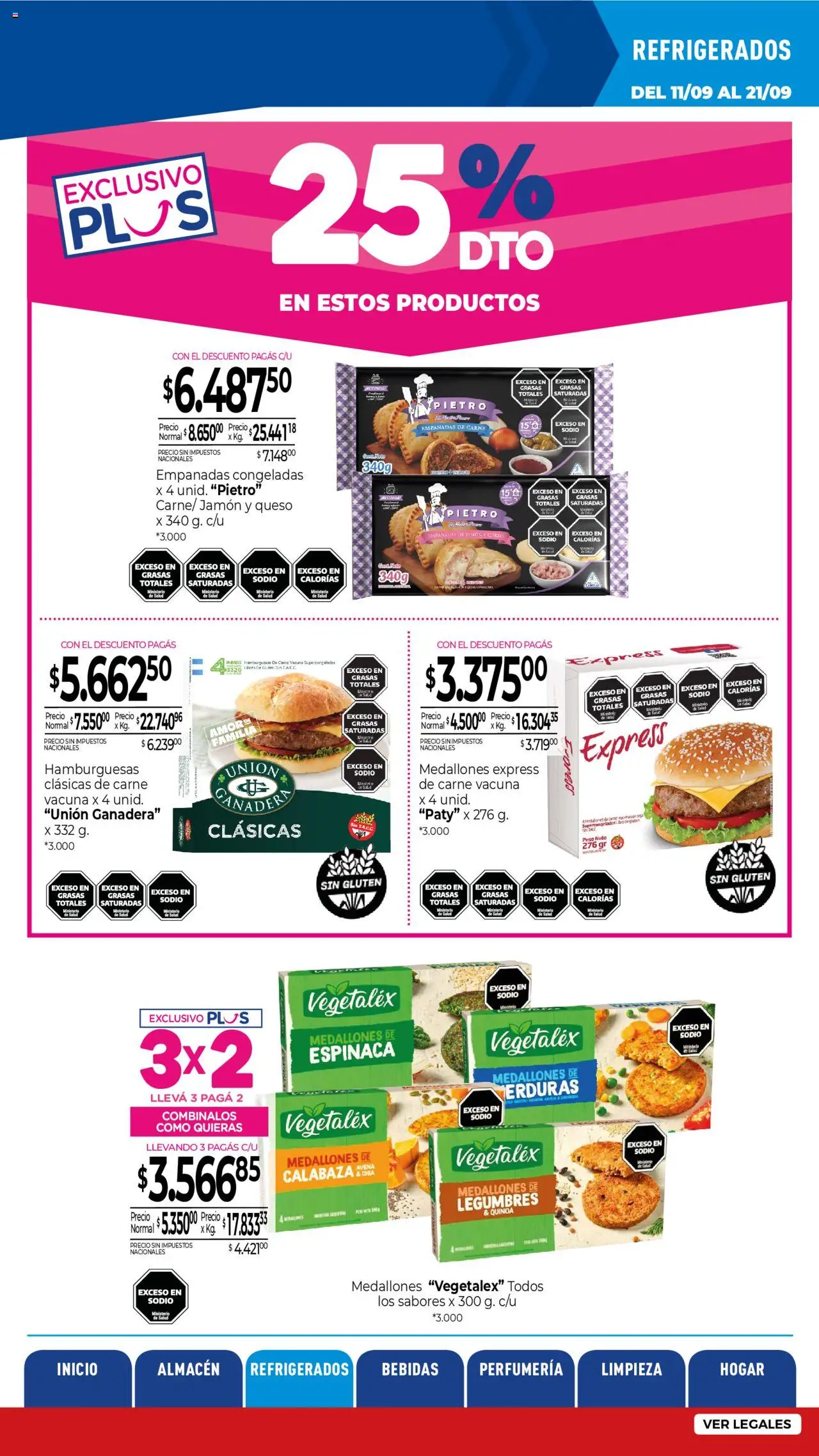 La Anonima - Insuperables - z3 │ válido desde el 11.09.2025 | Página: 15 | Productos: Queso, Jamón, Espinaca