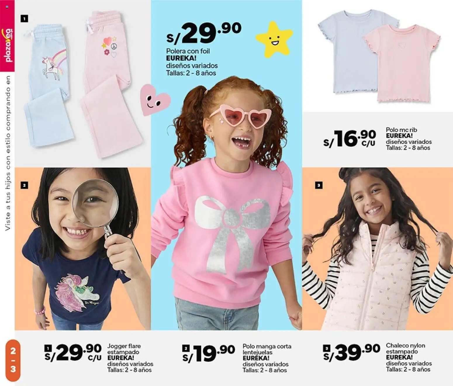 Catálogo Plaza Vea válido desde 23.03.2026 | Página: 2 | Productos: Polo, Polera, Chaleco