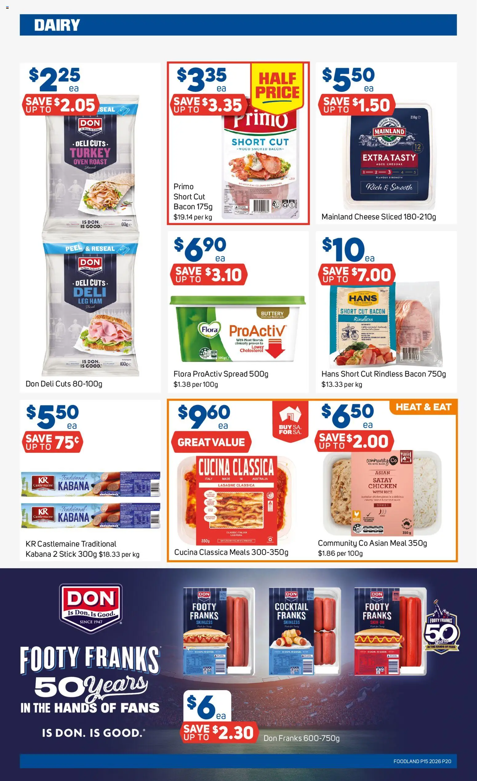 Foodland catalogue - valid from 08.04.2026 | Page: 20 | Products: Bacon, Rice, Wood, Oven