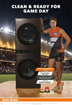 Preview of Harvey Norman LG Product Range - valid from 25.03.2026 | Page: 6 | Products: Accessories, Game, Dryer, Washer