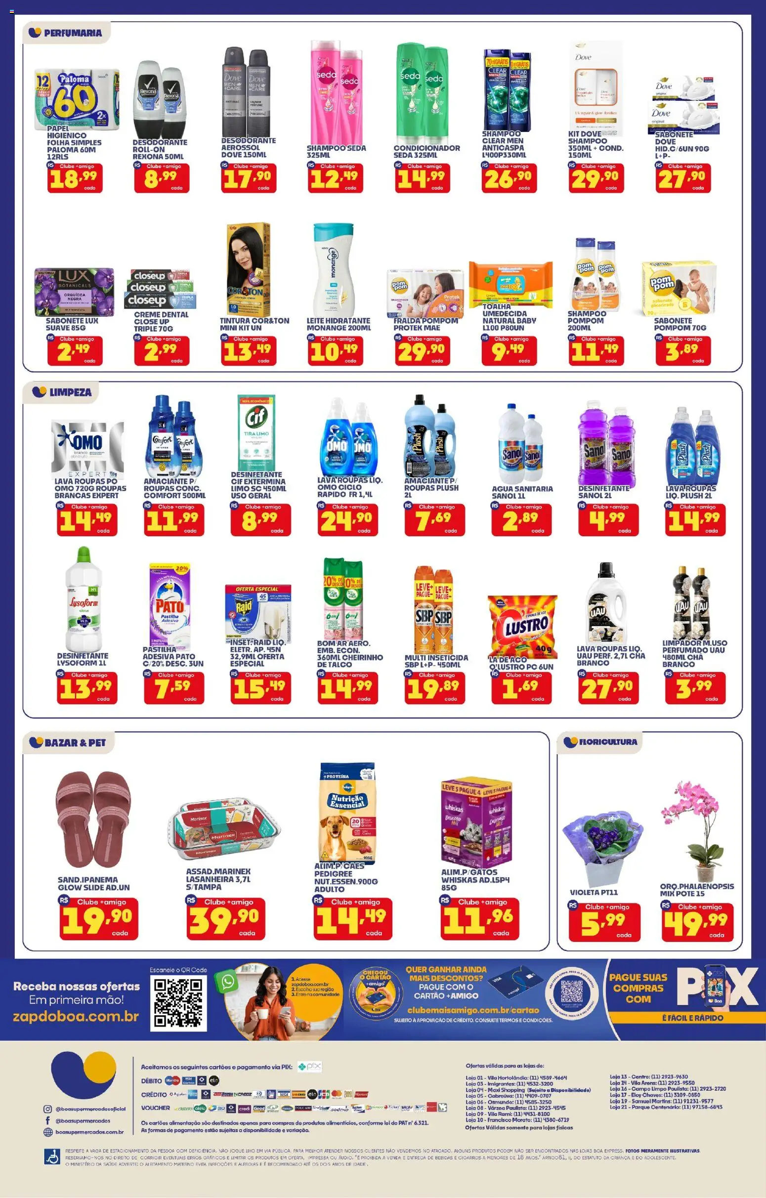 Boa Supermercados Folheto - válido de 24.04.2026 | Página: 4 | Produtos: Shampoo, Condicionador, Desodorante, Água sanitária