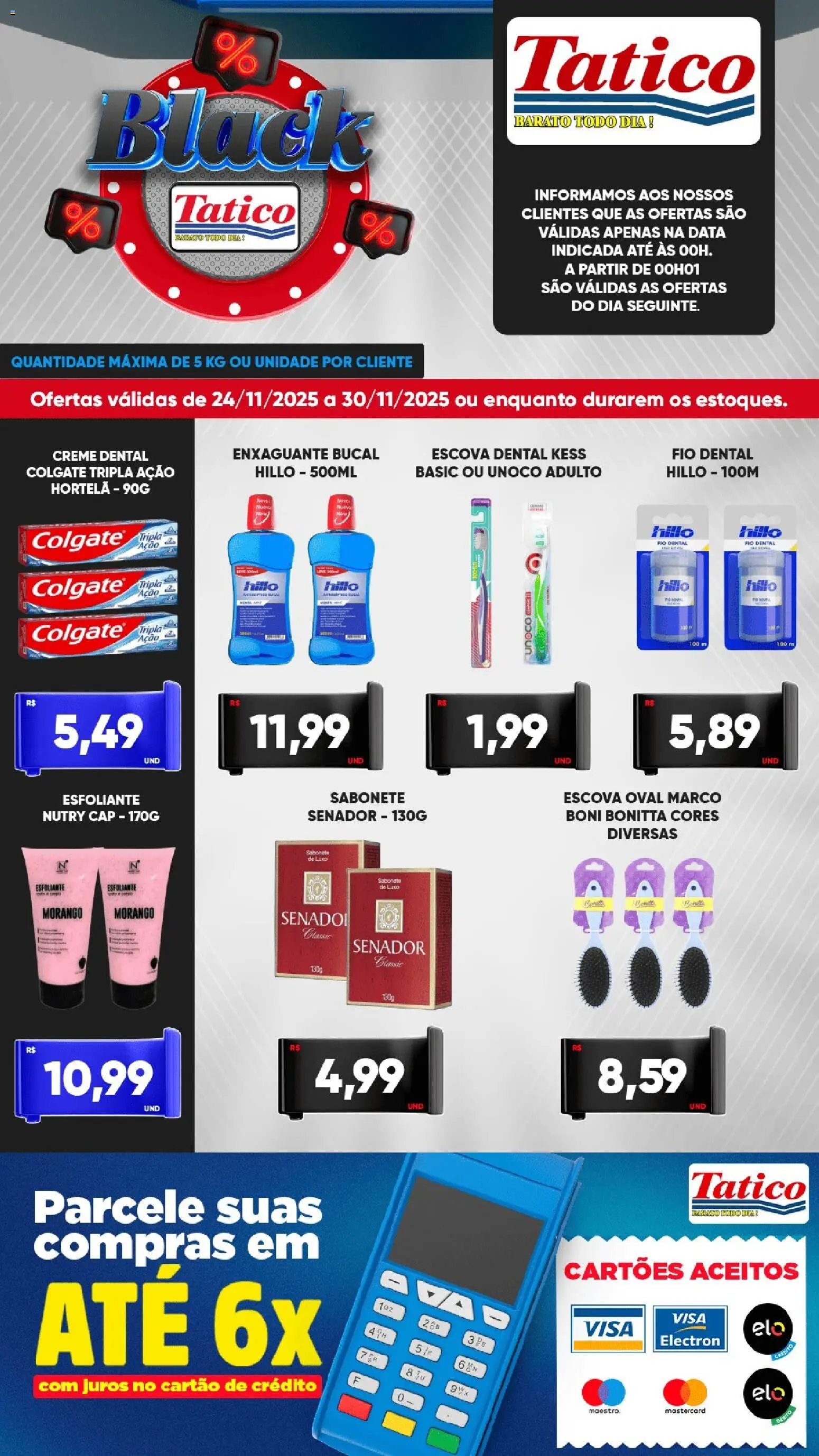 Tatico Folheto - válido de 24.11.2025 | Página: 7 | Produtos: Hortelã, Creme, Sabonete, Creme dental