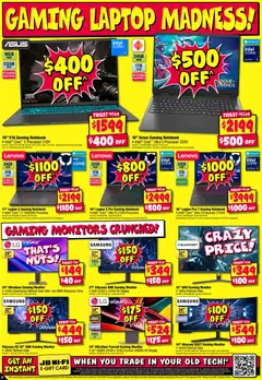 Preview of JB Hi-Fi - Big Brand Sellout - valid from 22.01.2026 | Page: 4 | Products: Notebook, Monitor, Laptop, Screen