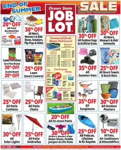 Preview of Ocean State Job Lot weekly ads valid from 21.08.2025