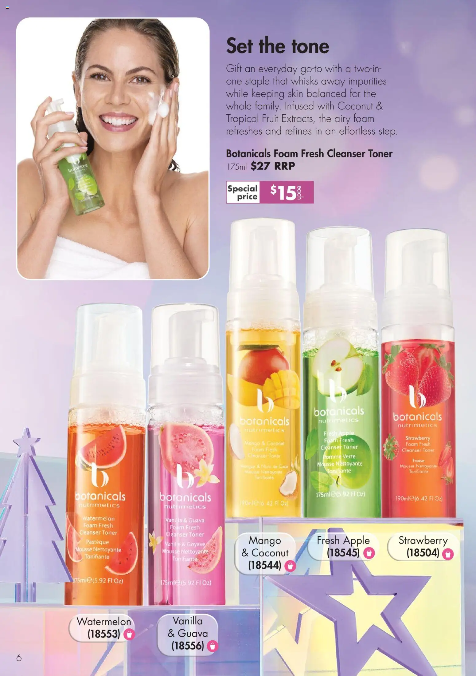 Nutrimetics catalogue - valid from 26.11.2025 | Page: 6 | Products: Mango, Watermelon, Toner, Mousse