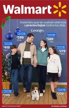 Vista previa de Walmart catálogo Ropa de invierno , nuevo folleto de la tienda, válido en México a partir del 03.12.2025