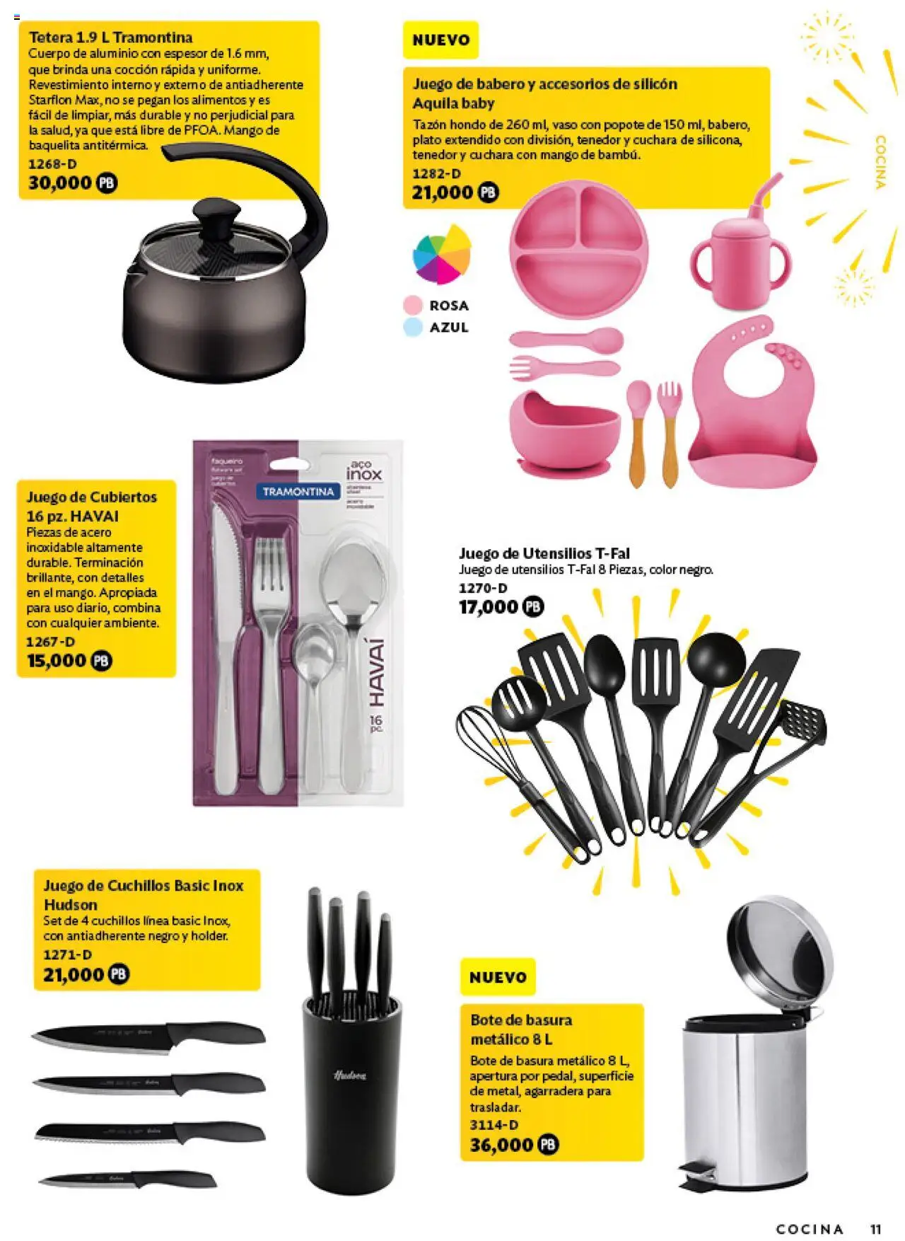 Nuevas ofertas de Betterware válidas en toda la República Mexicana desde el 03.06.2025. ¡Encuentra las mejores ofertas en Betterware catálogo Oportunidades! | Página: 35 | Productos: Tetera, Cocina, Tenedor, Bote de basura
