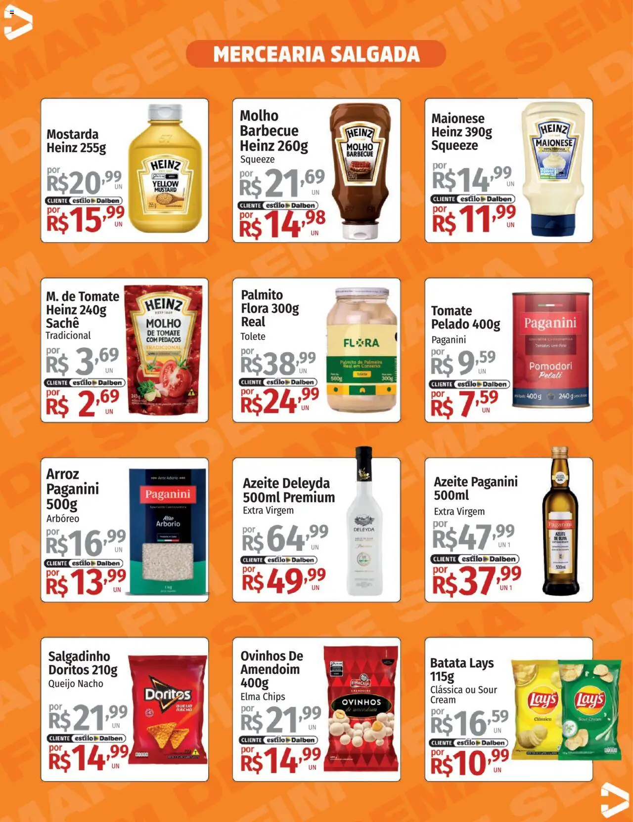 Supermercado Dalben Folheto - válido de 10.10.2025 | Página: 7 | Produtos: Queijo, Tomates, Batata, Maionese