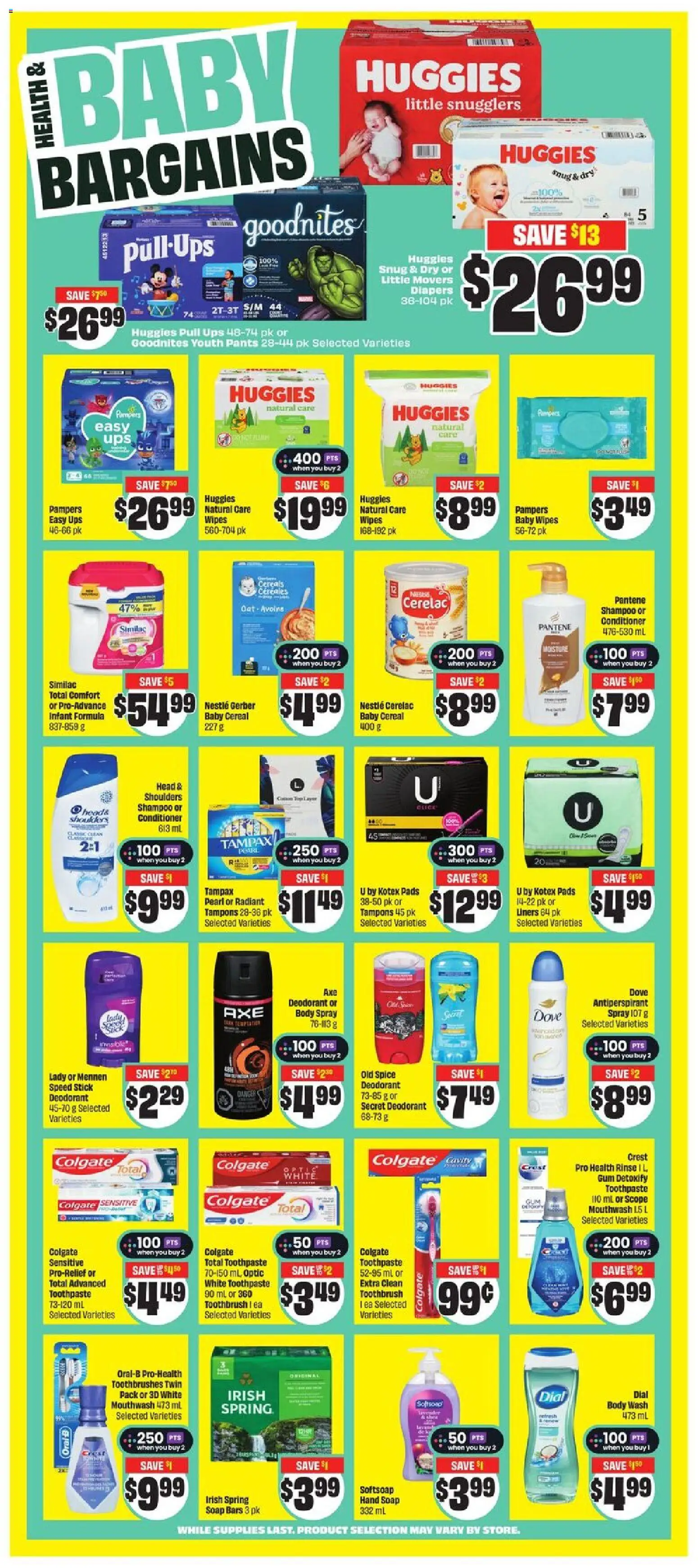 FreshCo flyer valid from 11.12.2025 | Page: 10 | Products: Cereals, Conditioner, Toothpaste, Pants