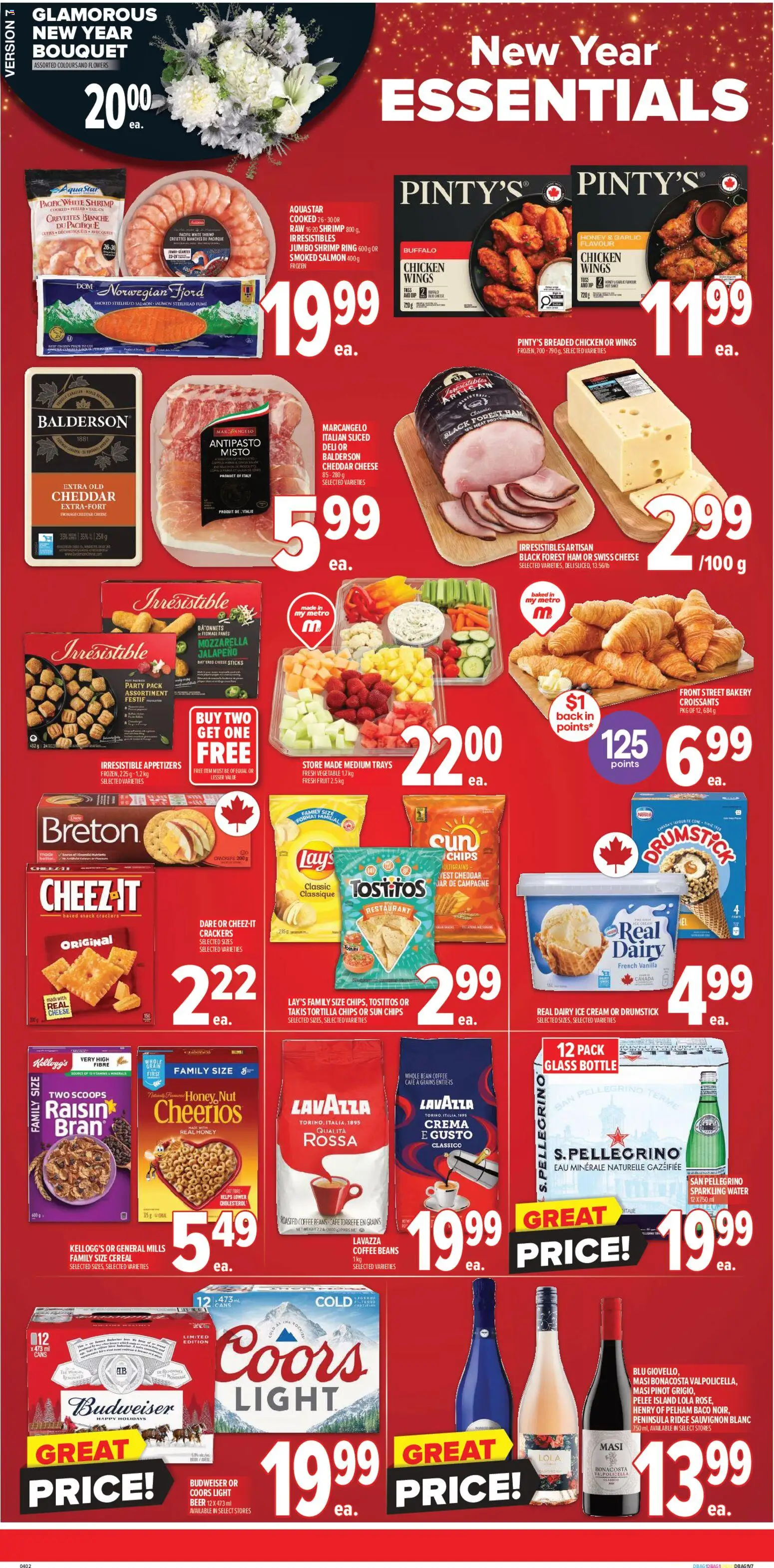 Metro flyer valid from 25.12.2025 | Page: 2 | Products: Chips, Bakery, Coffee, Beer