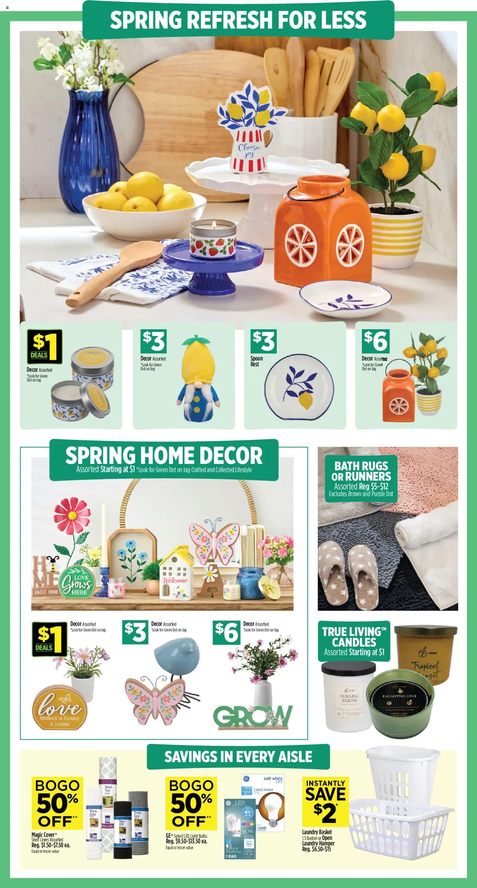 Dollar General Weekly Ad - TX - valid from 01.03.2026 | Page: 13 | Products: Shelf, Bath, Basket, Lemon