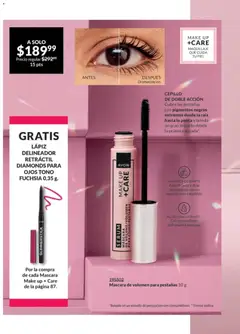 Vista previa de LÁPIZ DELINEADOR RETRÁCTIL DIAMONDS PARA OJOS TONO FUCHSIA 0,35 g., Lápiz delineador retráctil diamonds para ojos tono fuchsia 0,35 g., nuevo folleto de la tienda, válido en México a partir del 28.11.2025 | Página: 86 | Productos: Serum, Cepillo, Maquillaje, Delineador