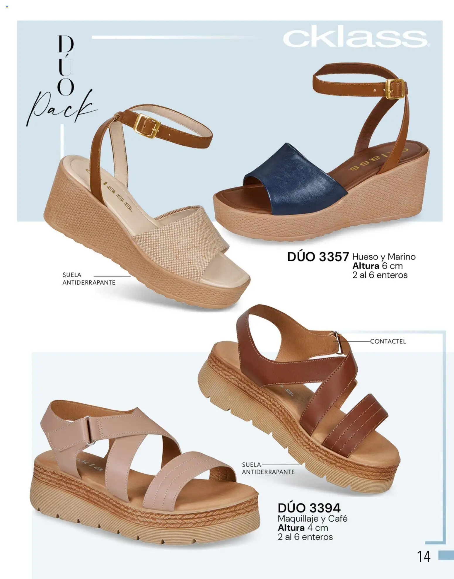 Nuevas ofertas de Cklass válidas en toda la República Mexicana desde el 05.03.2026. ¡Encuentra las mejores ofertas en Cklass catálogo Complemento Verano Calzado! | Página: 15 | Productos: Café, Maquillaje
