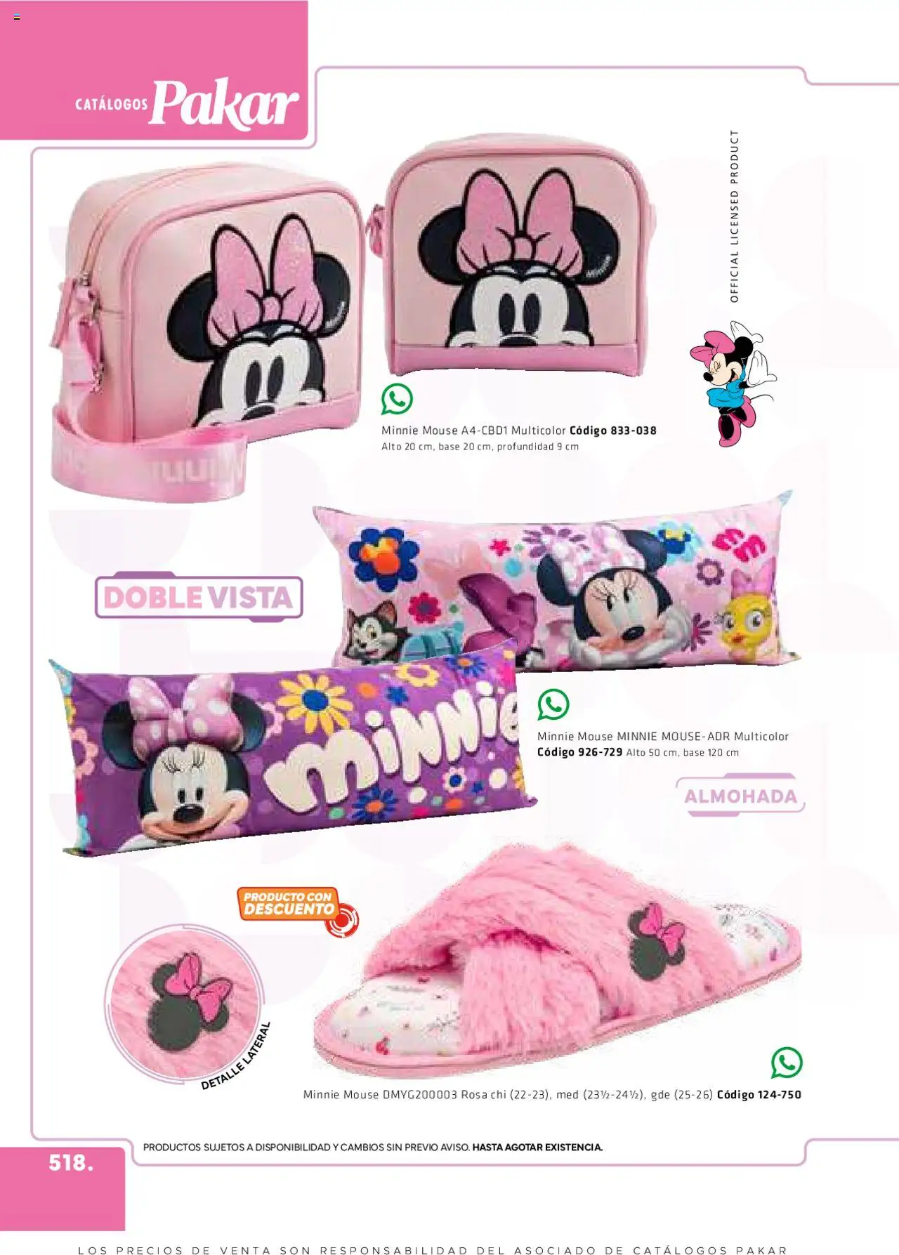 Nuevas ofertas de SC Pakar válidas en toda la República Mexicana desde el 06.03.2025. ¡Encuentra las mejores ofertas en SC Pakar catálogo Women! | Página: 518 | Productos: Mouse, Almohada