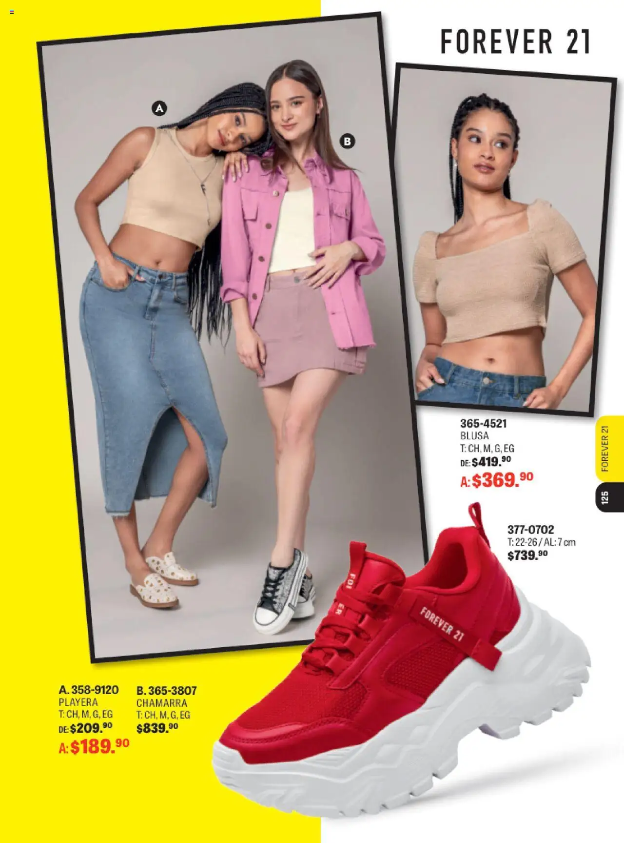 Nuevas ofertas de Andrea válidas en toda la República Mexicana desde el 13.08.2025. ¡Encuentra las mejores ofertas en Andrea - Catálogo Andrea Sport! | Página: 122 | Productos: Blusa, Chamarra, Playera