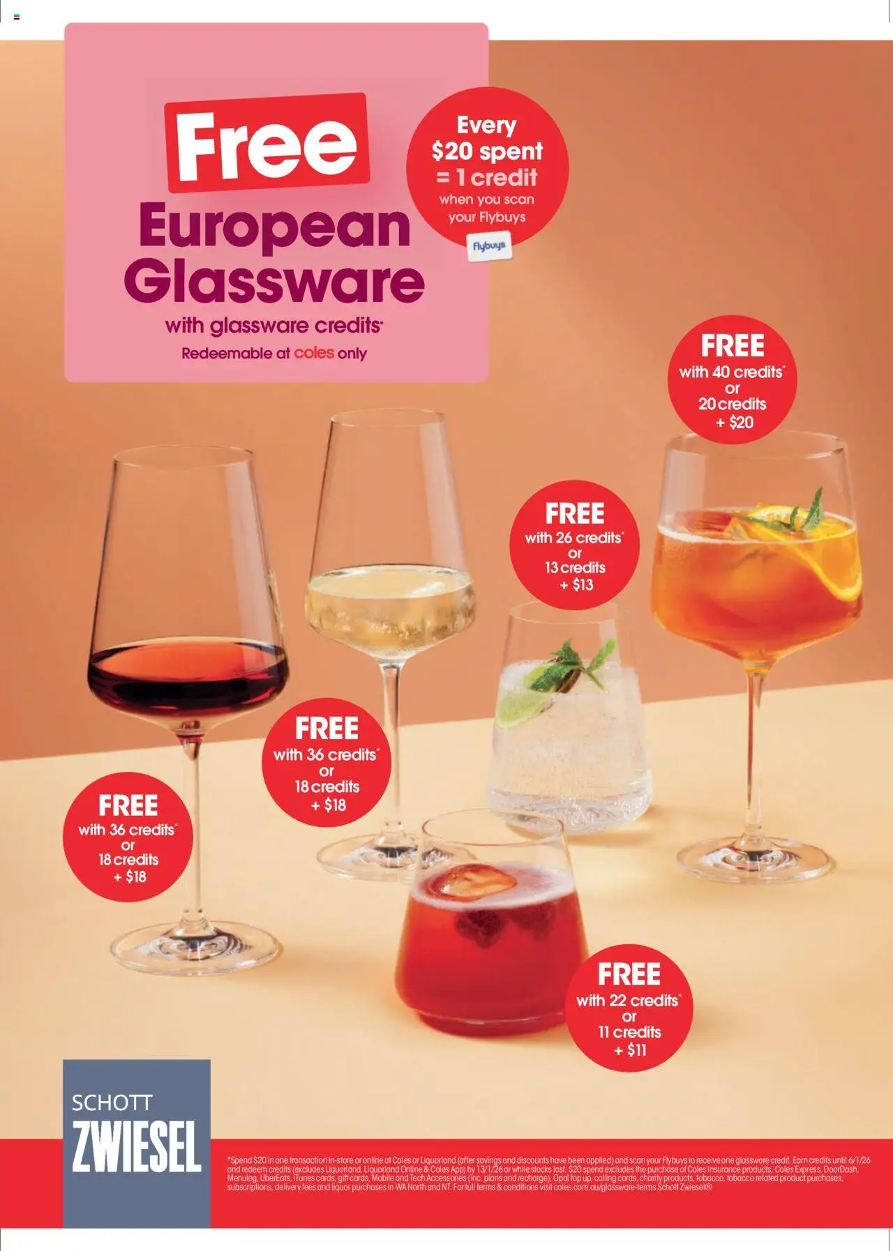 Coles catalogue - valid from 06.10.2025 | Page: 34 | Products: Glassware, Opal, Accessories, Mobile