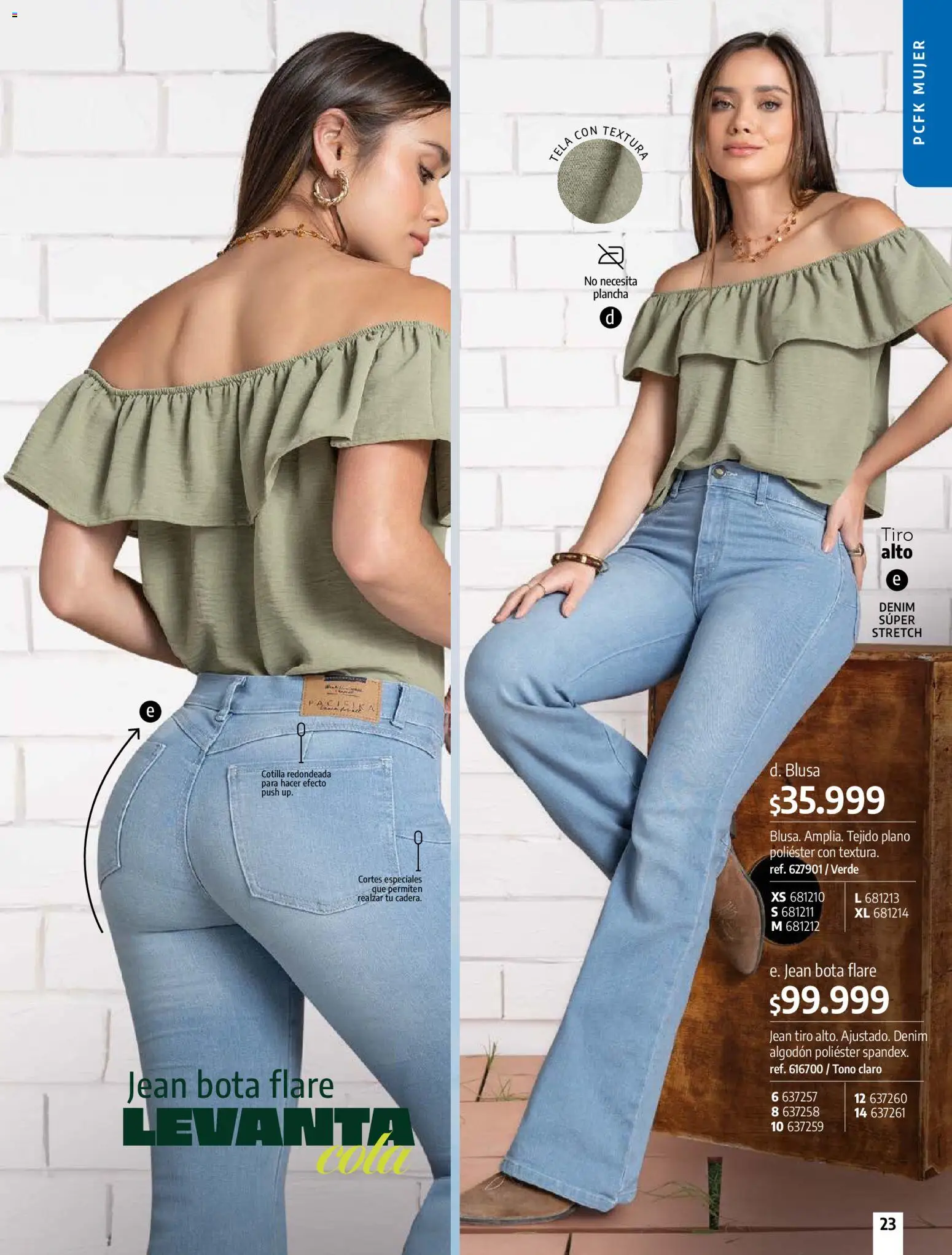 Pacifika revista - valida desde el 01.02.2026 | Página: 23 | Productos: Plancha, Algodón, Jean, Blusa