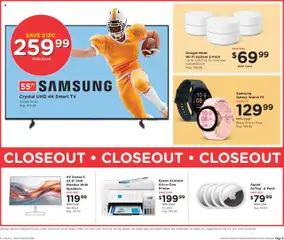 Fred Meyer Home & Apparel - valid from 17.09.2025 | Page: 10 | Products: Watch, Monitor, Printer, Tv
