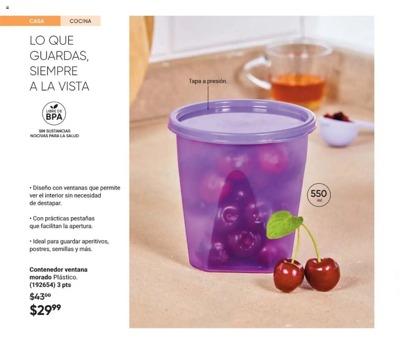Nuevas ofertas de AVON válidas en toda la República Mexicana desde el 09.10.2025. ¡Encuentra las mejores ofertas en AVON - Casa & Estilo 16 2025! | Página: 42 | Productos: Semillas, Cocina, Contenedor