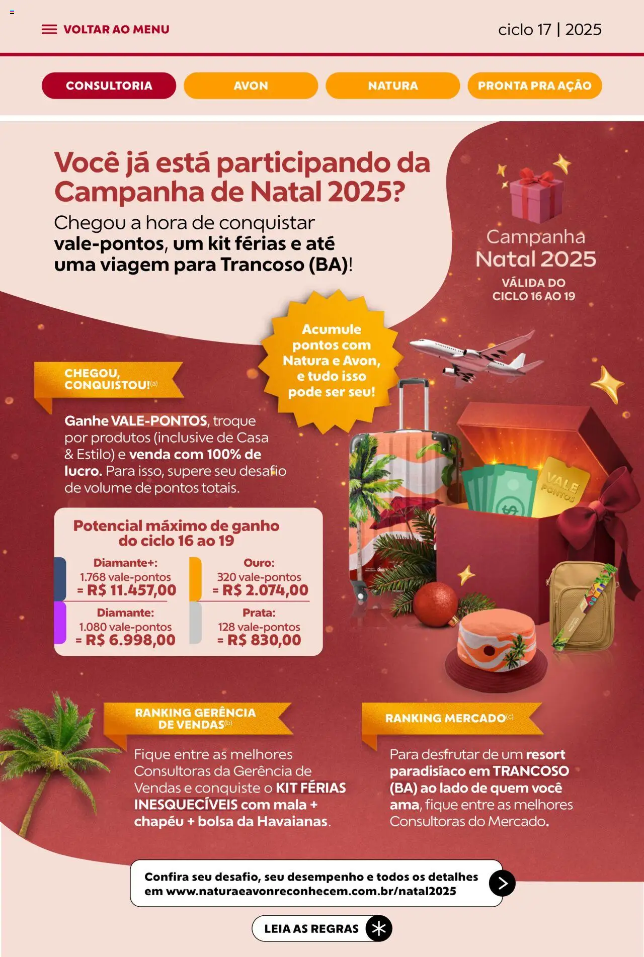 Avon Folheto - válido de 07.10.2025 | Página: 4 | Produtos: Chapéu, Bolsa