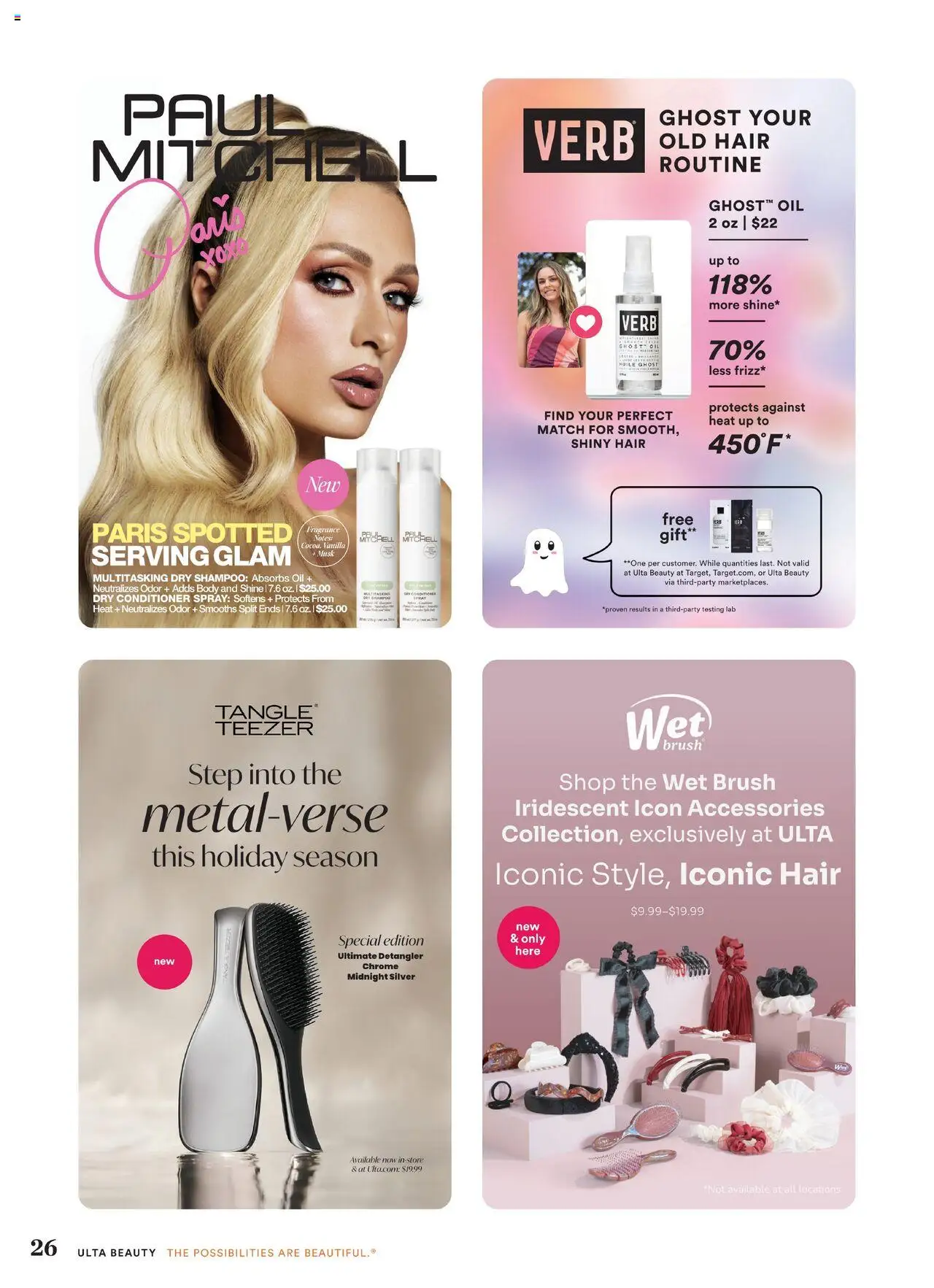 Ulta Beauty Weekly Ad - valid from 05.10.2025 | Page: 26 | Products: Fragrance, Shampoo, Conditioner, Oil