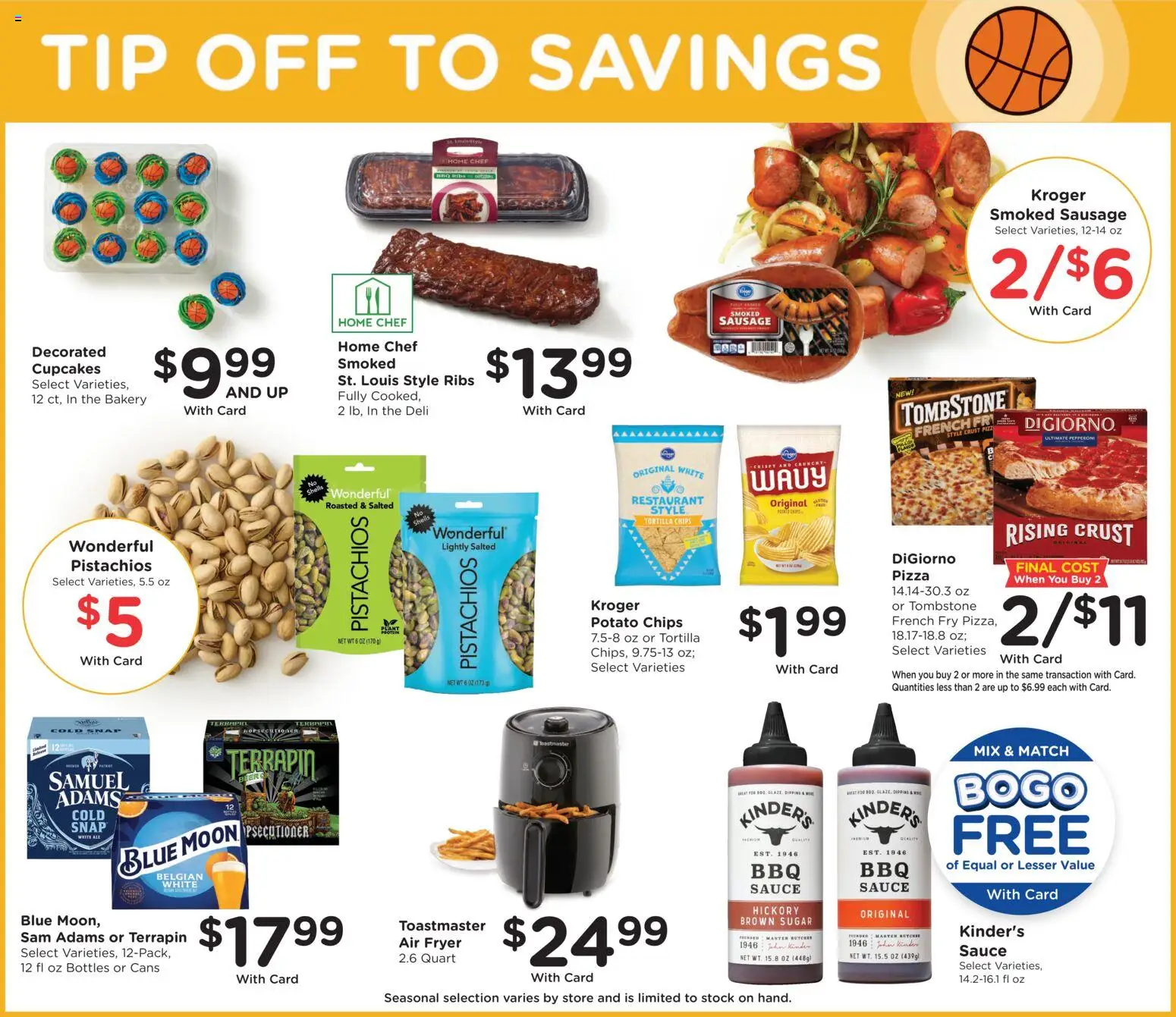 Kroger Weekly Ad - valid from 18.03.2026 | Page: 9 | Products: Bakery, Fryer, Sugar, Sausage