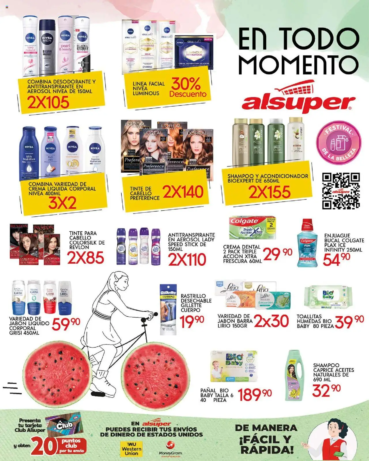 Nuevas ofertas de Alsuper válidas en toda la República Mexicana desde el 14.10.2025. ¡Encuentra las mejores ofertas en Alsuper - Folleto Saltillo! | Página: 8 | Productos: Enjuague bucal, Jabón líquido, Leche, Body