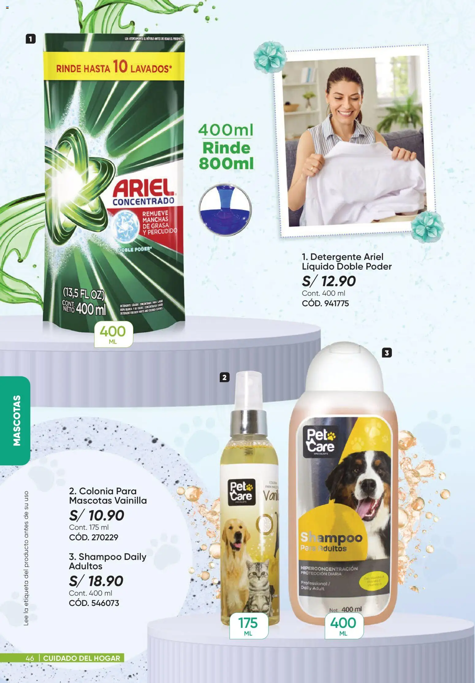 Catálogo Azzorti válido desde 24.11.2025 | Página: 46 | Productos: Shampoo, Detergente