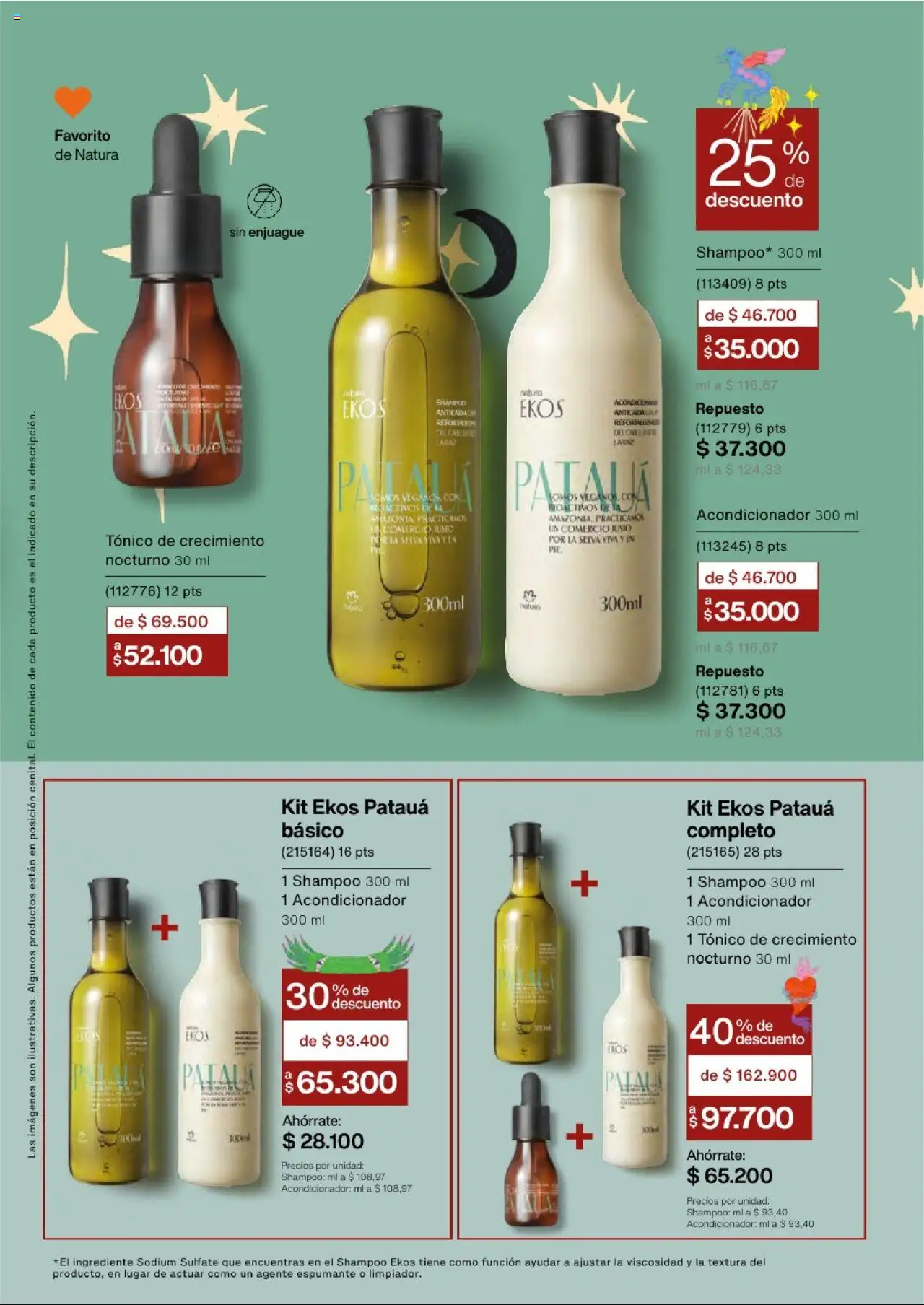 Natura revista - valida desde el 03.09.2025 | Página: 141 | Productos: Shampoo, Acondicionador