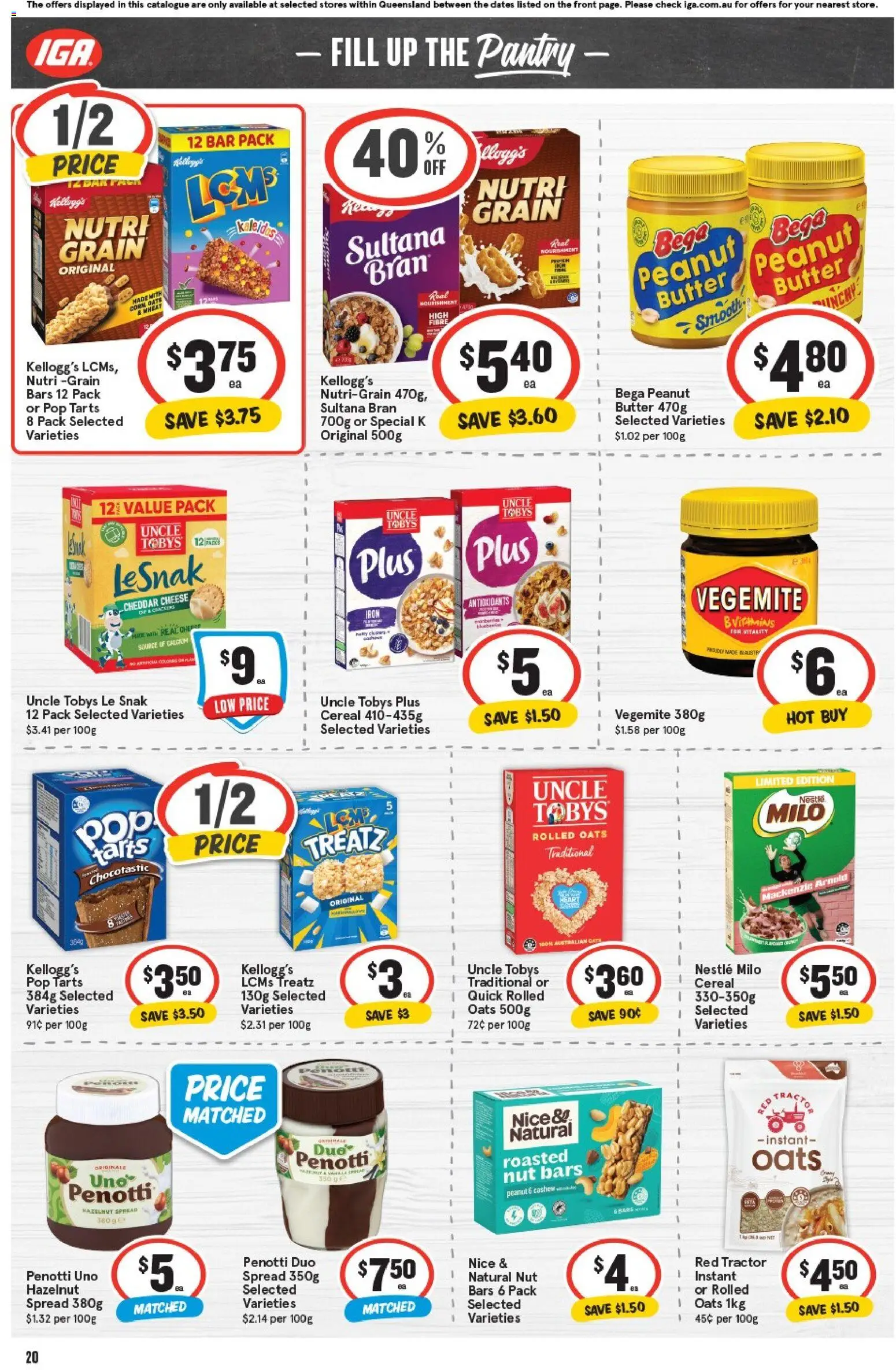 IGA catalogue - valid from 29.10.2025 | Page: 19 | Products: Oats, Cereal, Wheat, Iron