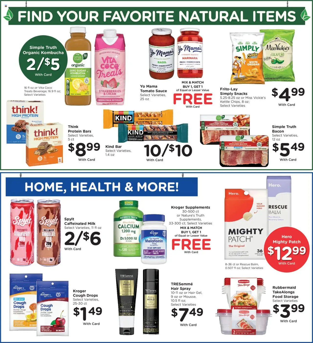 Kroger Weekly Ad - valid from 08.10.2025 | Page: 9 | Products: Ginger, Strawberries, Nuts, Sauce
