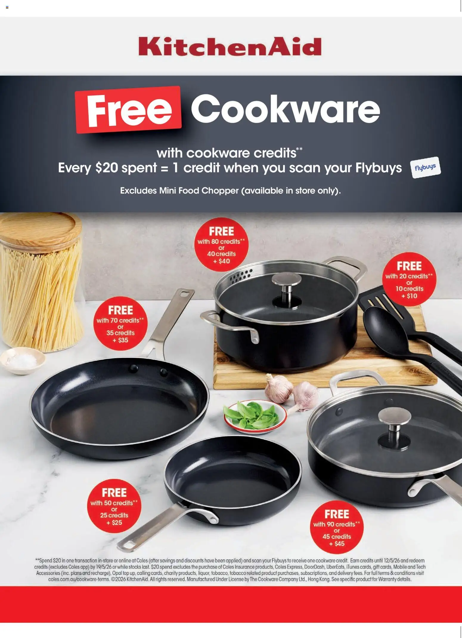 Coles catalogue - valid from 02.04.2026 | Page: 20 | Products: Cookware, Opal, Accessories, Mobile
