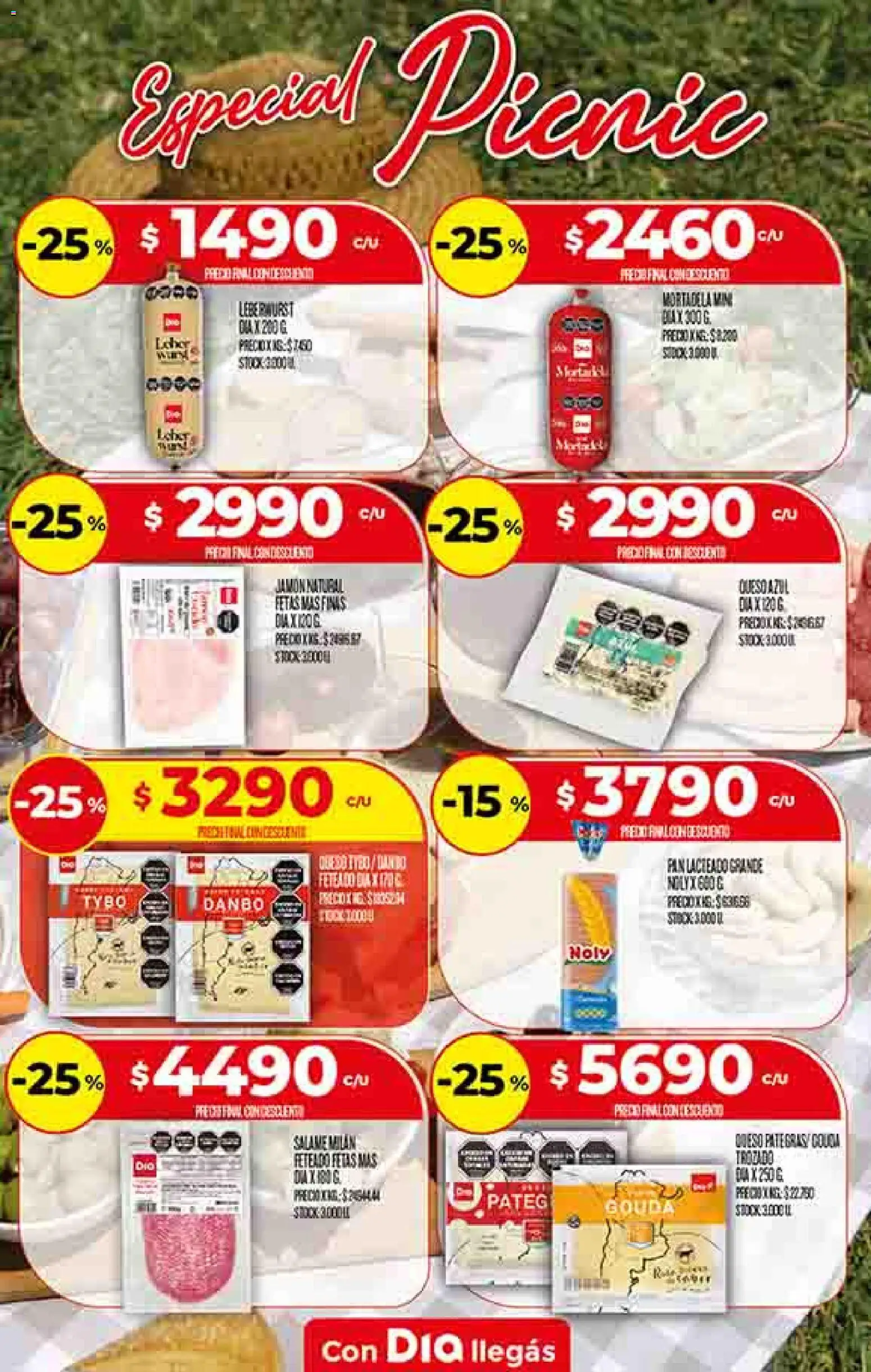 Supermercado DIA Ofertas │ válido desde el 21.01.2026 | Página: 7 | Productos: Mortadela, Paté, Pan, Salame