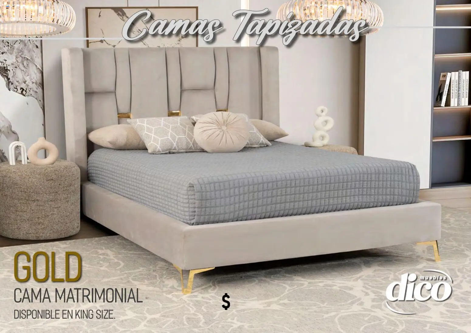 Nuevas ofertas de Muebles Dico válidas en toda la República Mexicana desde el 01.04.2026. ¡Encuentra las mejores ofertas en Muebles Dico catálogo Camas tapizadas ! | Página: 51
