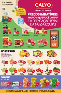 Calvo Atacadista - Ofertas da semana - Pré-Visualização do folheto da loja Calvo Atacadista, válido de 20.04.2026