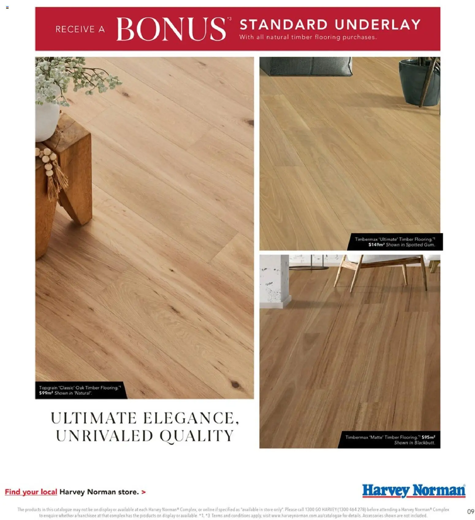Harvey Norman catalogue - valid from 05.03.2026 | Page: 9 | Products: Flooring, Accessories