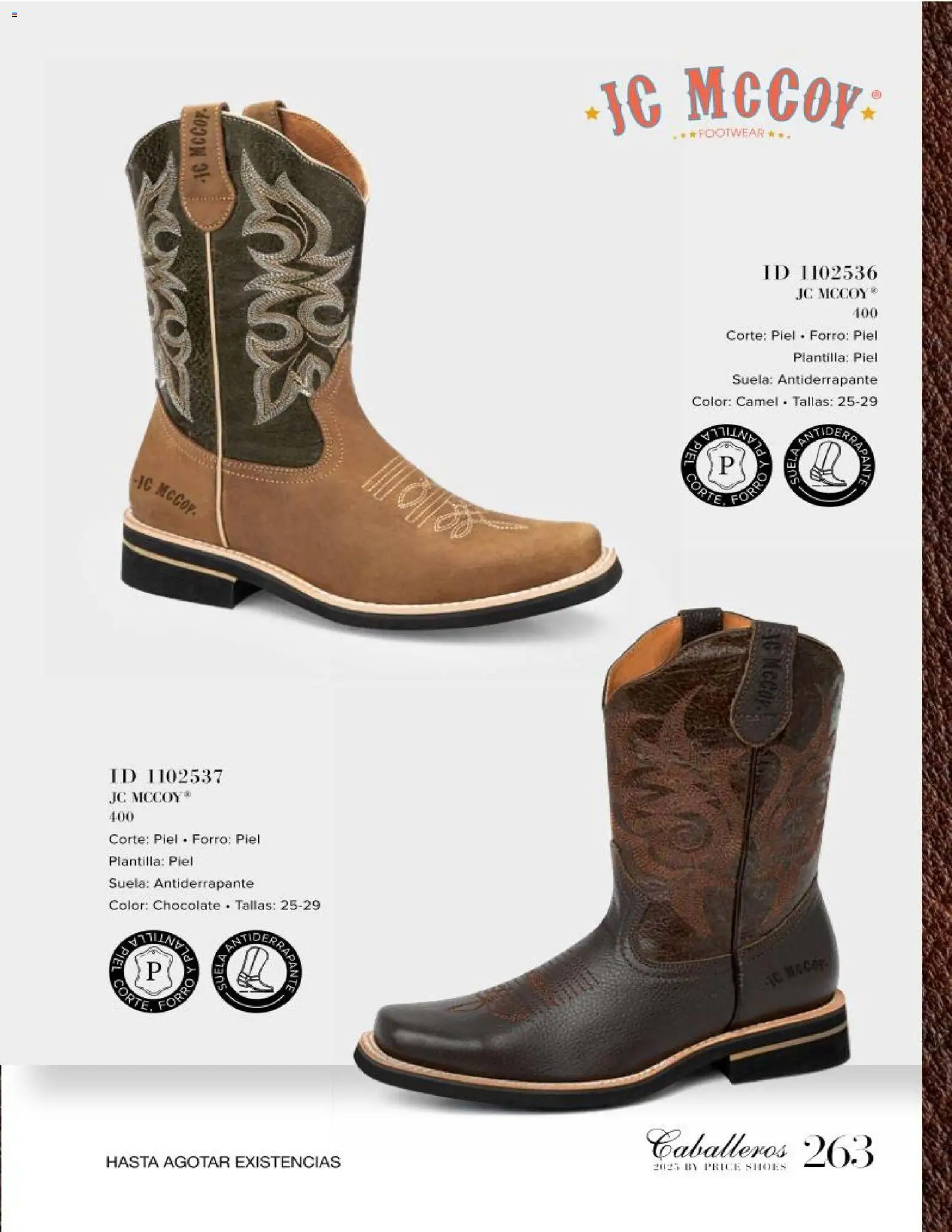 Nuevas ofertas de Price Shoes válidas en toda la República Mexicana desde el 26.11.2025. ¡Encuentra las mejores ofertas en Price Shoes catálogo Caballeros! | Página: 263