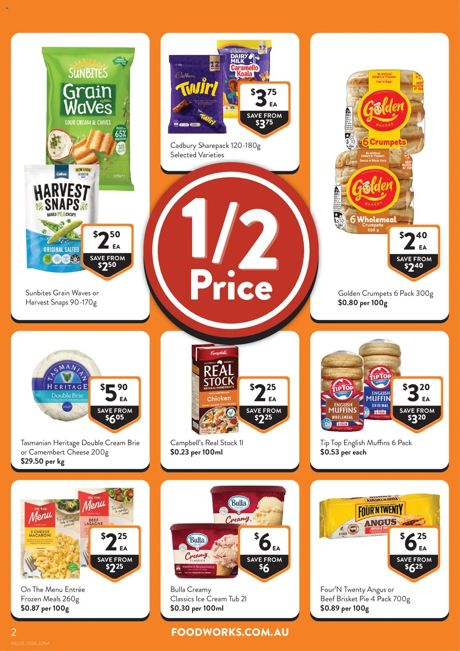 Foodworks catalogue - valid from 01.04.2026 | Page: 2 | Products: Milk, Dairy, Ice cream, Sugar