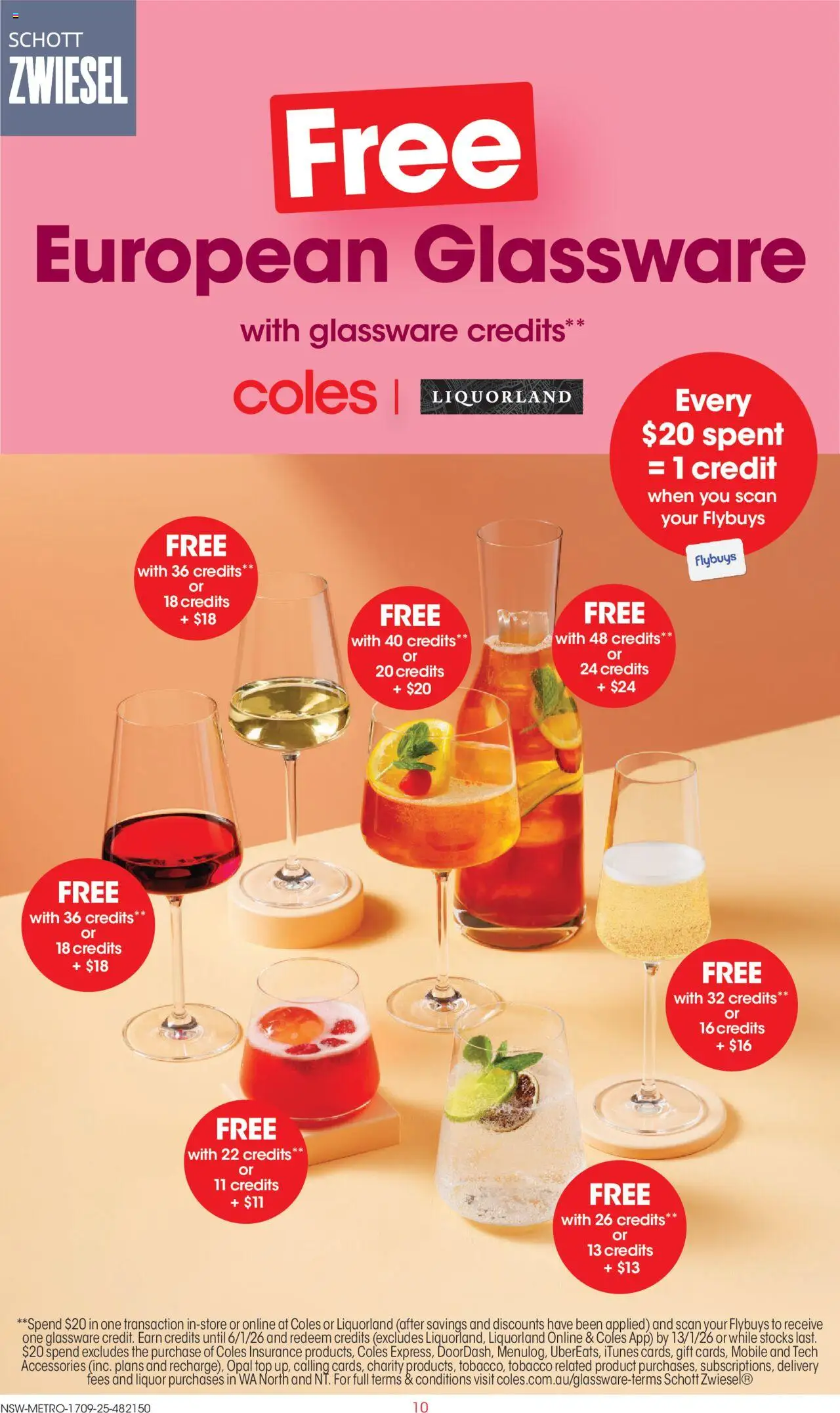 Coles catalogue - valid from 17.09.2025 | Page: 10 | Products: Glassware, Opal, Accessories, Mobile