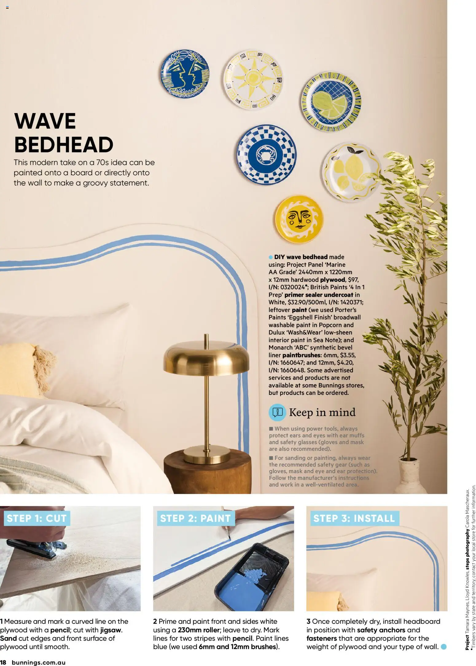 Bunnings Warehouse catalogue - valid from 01.04.2026 | Page: 18 | Products: Mask, Gloves, Glasses, Weight