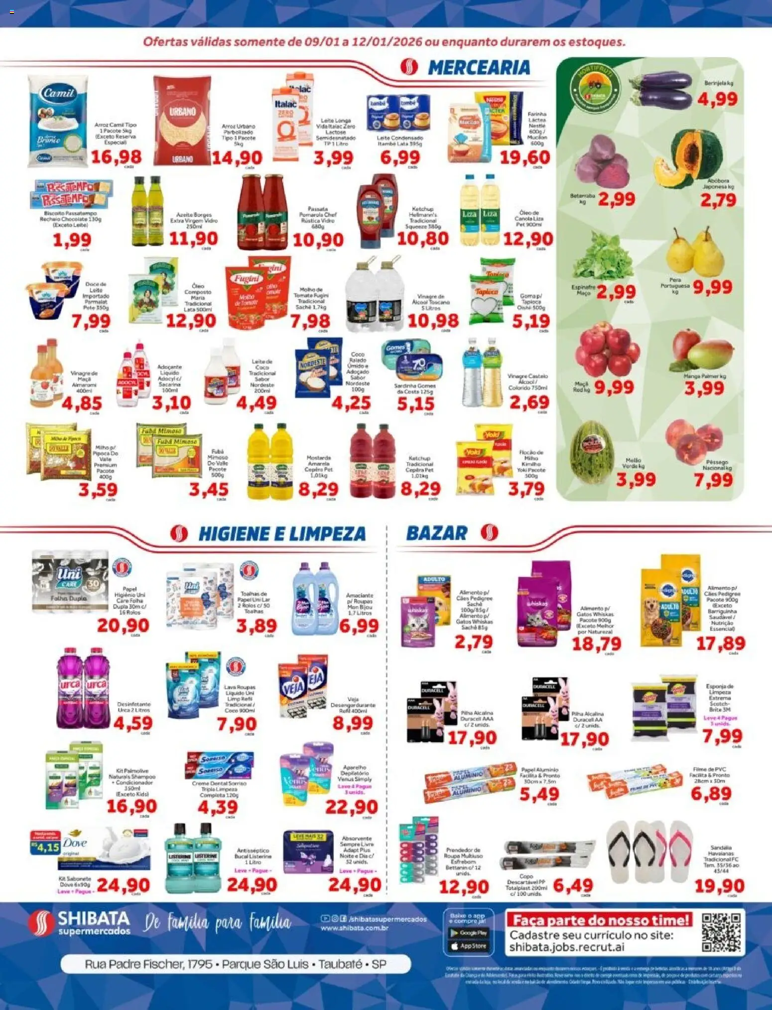Shibata Folheto - válido de 09.01.2026 | Página: 2 | Produtos: Ketchup, Creme, Creme dental, Leite condensado