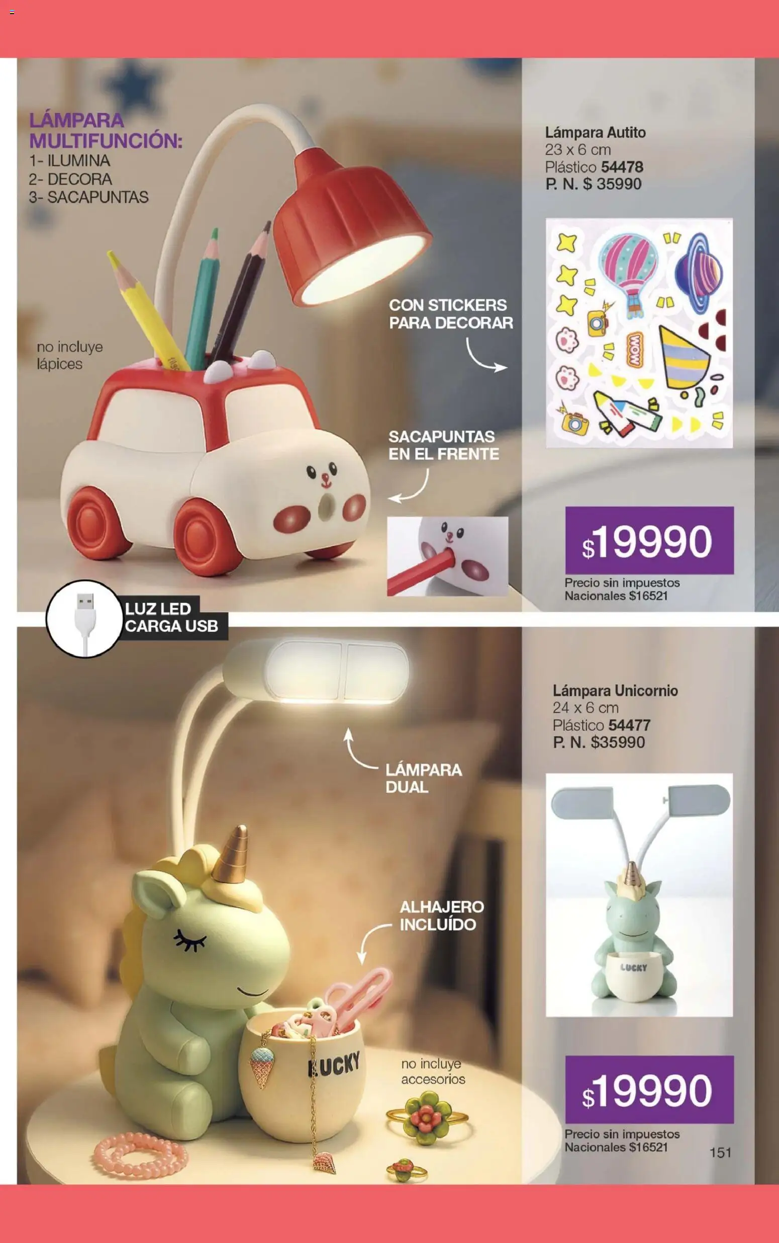 Gigot - CAMPAÑA 05 │ válido desde el 28.02.2026 | Página: 157 | Productos: Usb, Sacapuntas, Lámpara