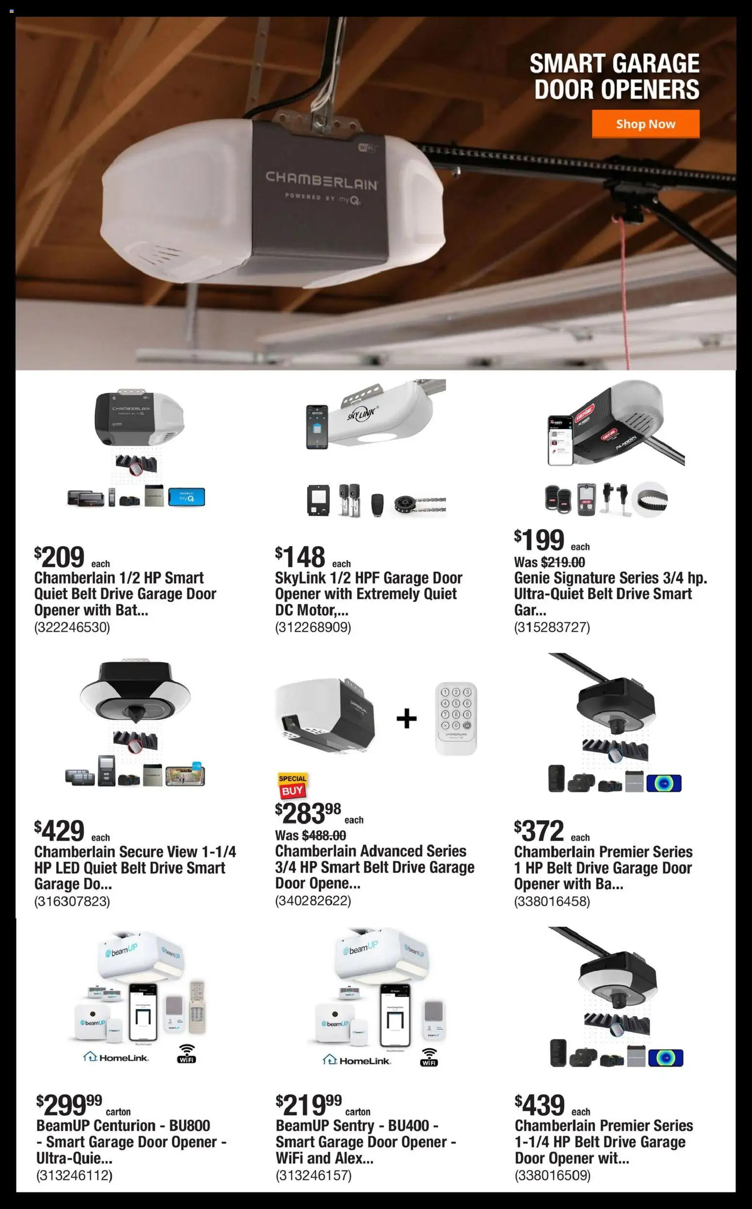 Home Depot Shop Pro Ad - NC - valid from 16.02.2026 | Page: 4 | Products: Opener, Belt