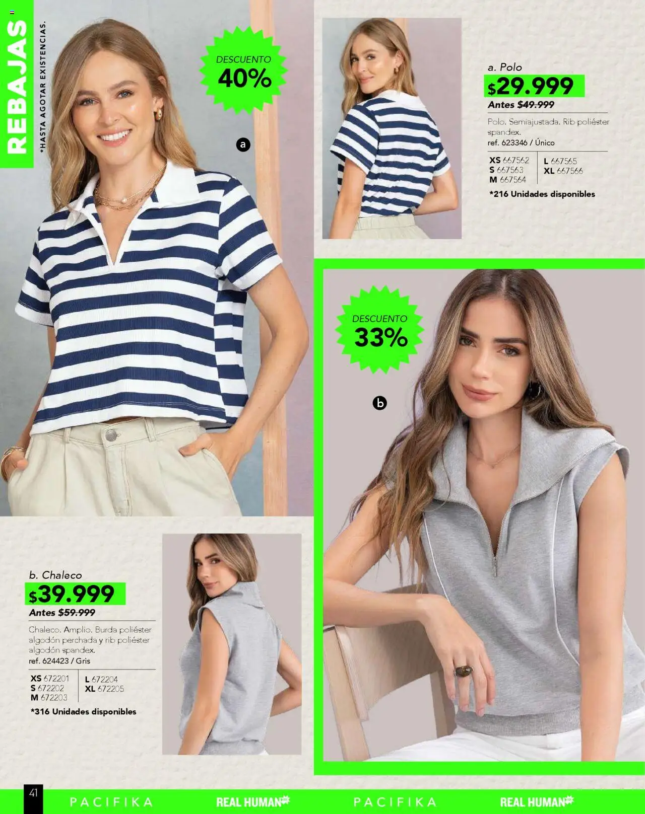 Pacifika revista - valida desde el 01.09.2025 | Página: 238 | Productos: Algodón, Chaleco